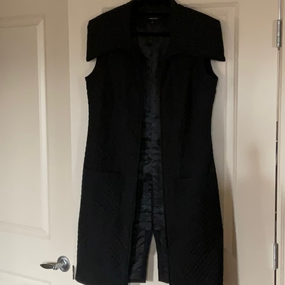 Samuel Dong quilted long vest - Picture 1 of 8